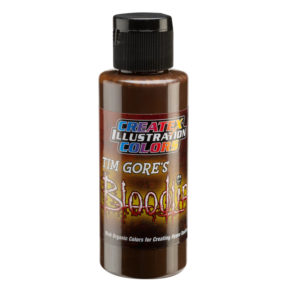Ilustračná Hnedá airbrush farba CreateX 5046 60 ml – Illustration Blunt Trauma Umber Bloodline