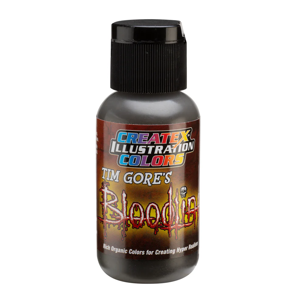 Ilustračná Hnedá airbrush farba CreateX 5047 30 ml – Illustration Diseased Umber Bloodline