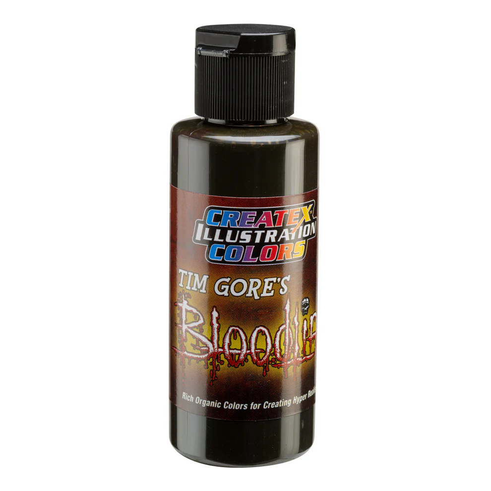 Ilustračná Hnedá airbrush farba CreateX 5047 60 ml – Illustration Diseased Umber Bloodline