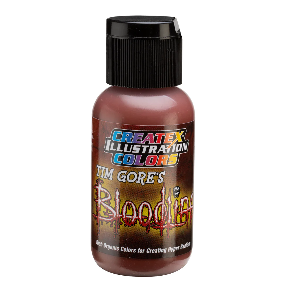 Ilustračná Hnedá airbrush farba CreateX 5048 30 ml – Illustration Surgery Sienna Bloodline