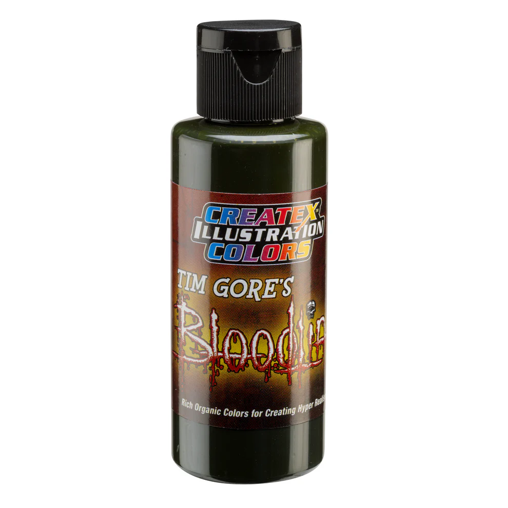 Ilustračná Zelená airbrush farba CreateX 5049 60 ml – Illustration Vile Green Bloodline