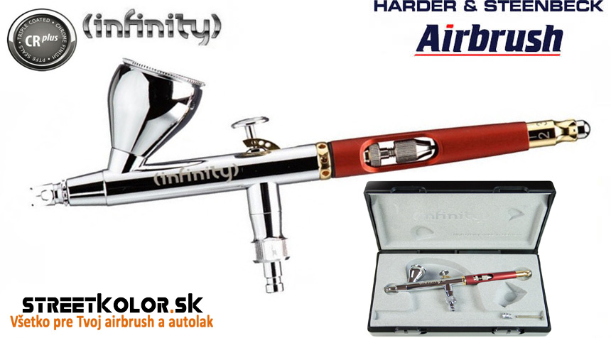 Airbrush striekacia pištoľ HARDER & STEENBECK  Infinity CRplus 0,15mm