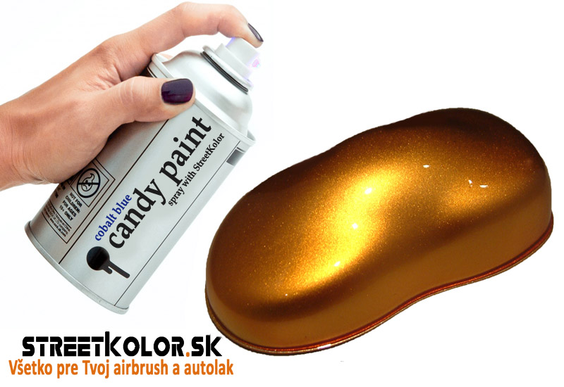 Candy GOLD farba v spreji, 400ml