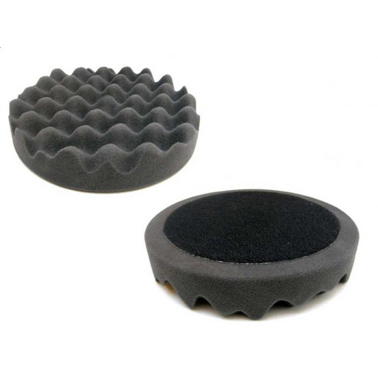 Velcro profilovaný kotúč na suchý zips, ultra mäkký, Čierny, 150mm, 2,5cm