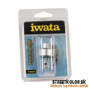 Airbrush odkaľovací mini filter IWATA pod striekaciu pištoľ