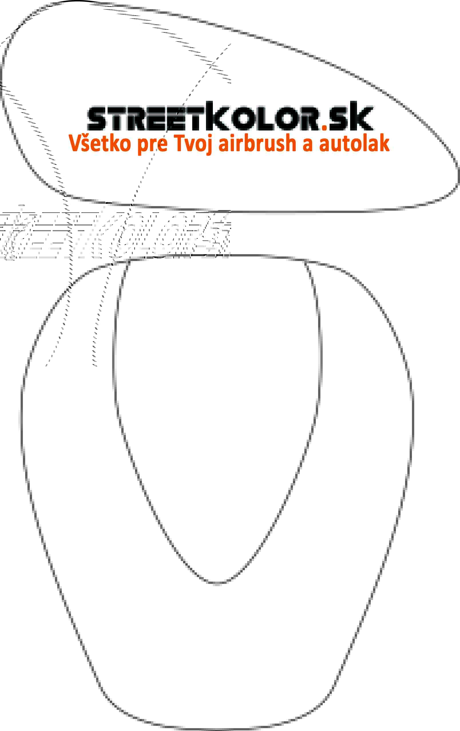 Mylar Šablóna, Formát: A3 - 297x420mm