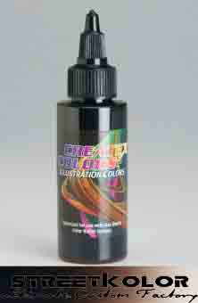 Ilustračná Sépiová airbrush farba CreateX 60 ml