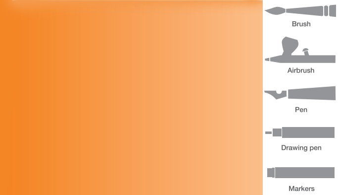 Vallejo 804 Oranžová akrylová airbrush farba 32 ml