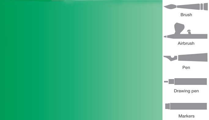 Vallejo 814 Zelená akrylová airbrush farba 32 ml
