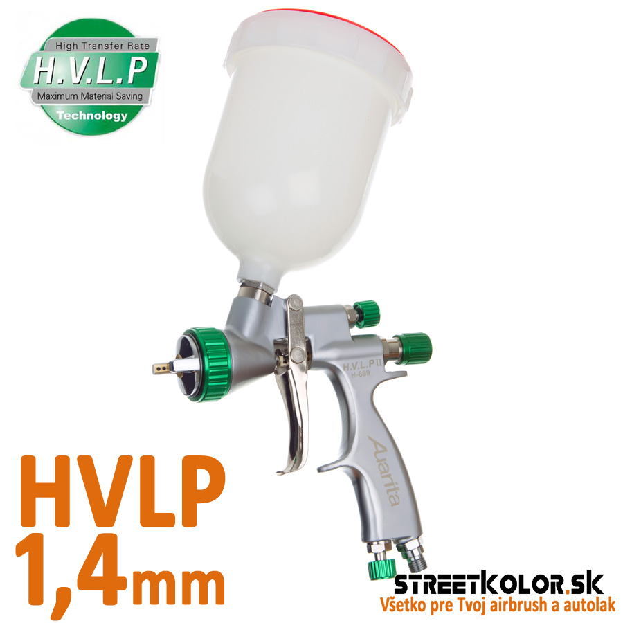 Striekacia pištoľ Auarita H-899 HVLP II 1,4mm (370l/min.)