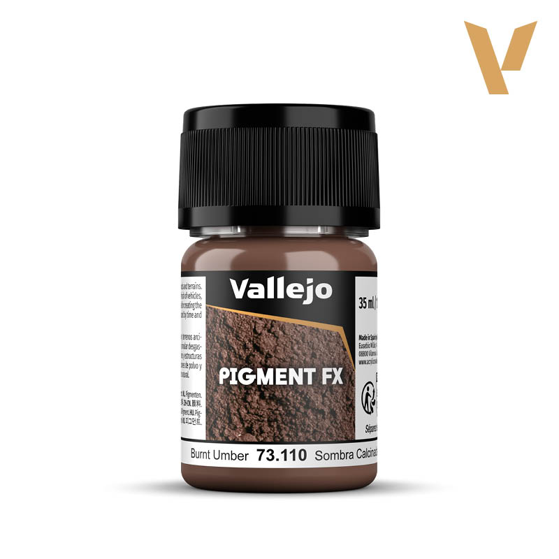 Vallejo pigment - BURNT UMBER 73110, 35ml