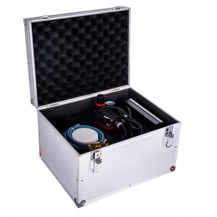 Profesionálny airbrush set: Kompresor TC-80 a airbrush pištoľ KZ-30 + hadica + stojan + čistiaca nádoba