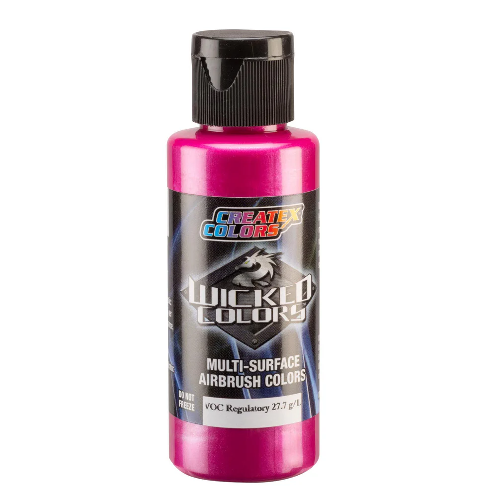 Wicked Pearl Magentová perleťová airbrush farba CreateX W310 60 ml – Pearl Magenta
