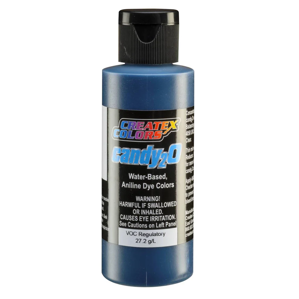 Createx candy2O – 4657 Caribe Blue 60 ml – Koncentrovaná transparentná airbrush farba