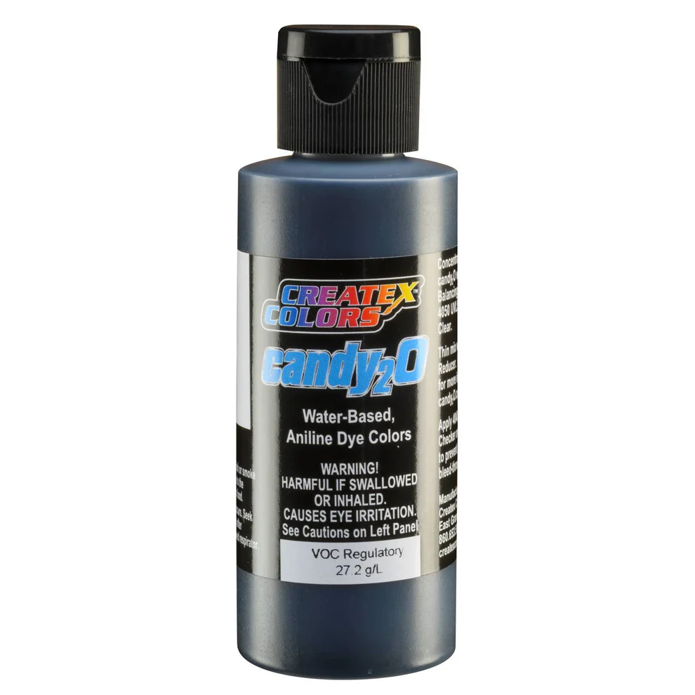 Createx candy2O – 4664 Black 60 ml – Koncentrovaná transparentná airbrush farba