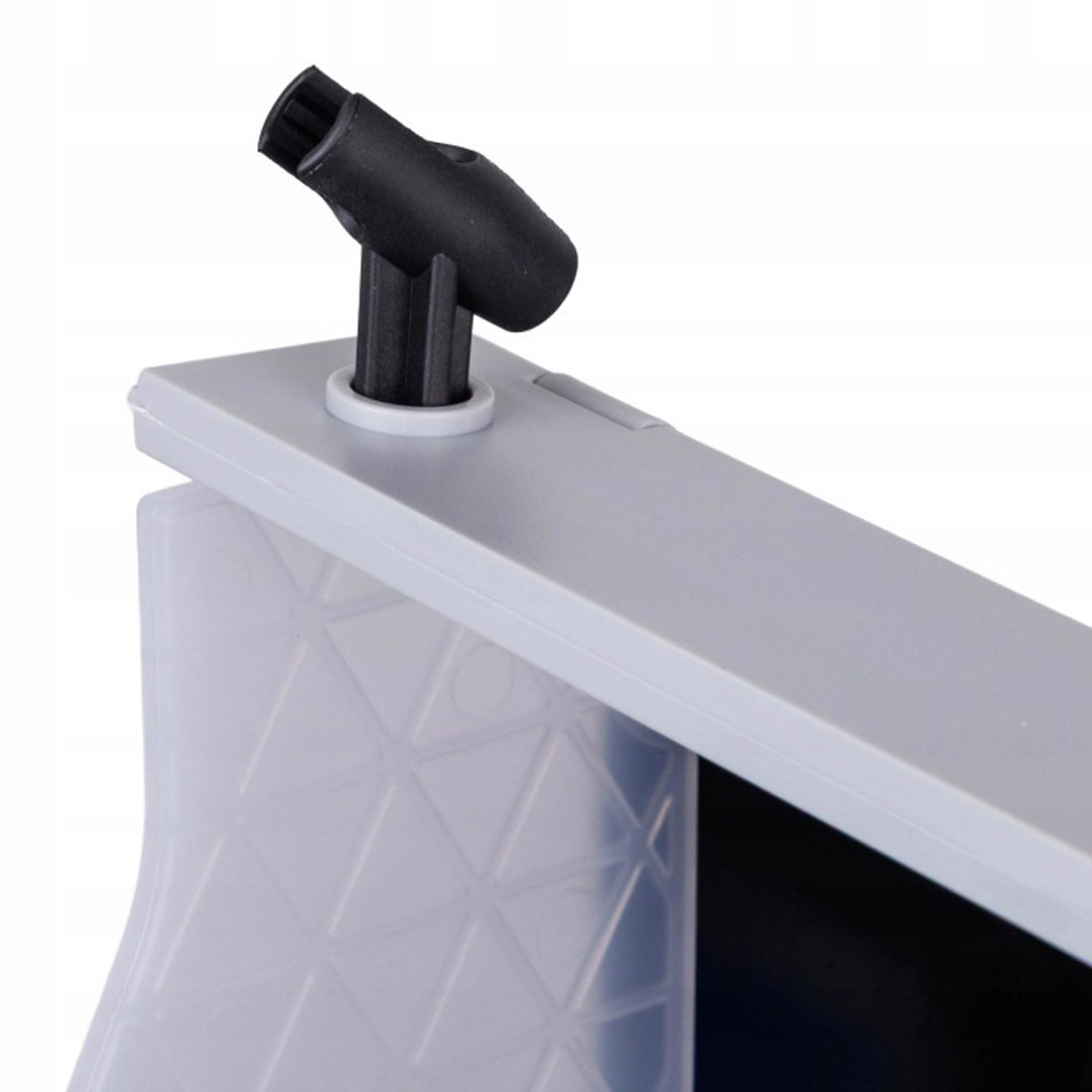 Striekací box s 2 ventilátormi s reguláciou odsávania, LED osvetlením a rotačným stojanom